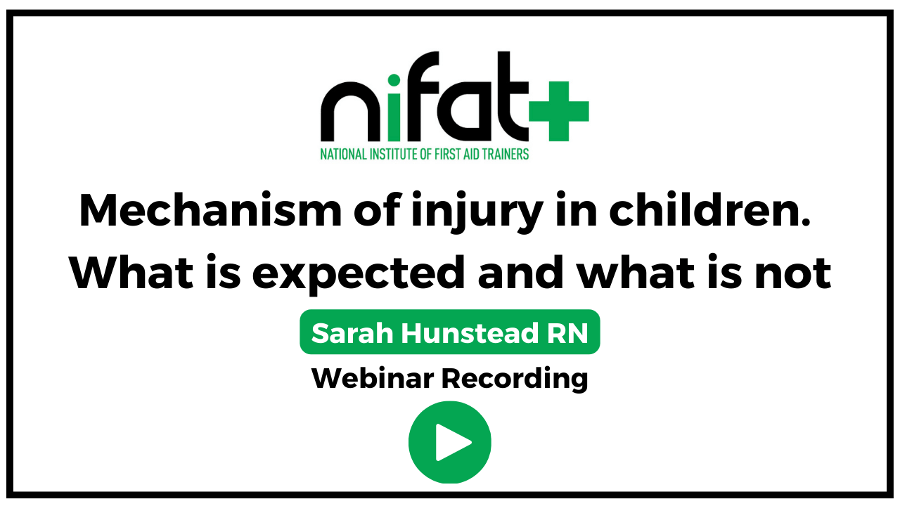 Mechanism of injury in children. What is expected and what is not. Webinar Recording